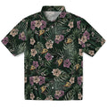 Anaheim Ducks Hawaiian Shirt - Hibiscus Leaves Pattern | Hula Hawaiian Shirts