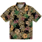 Anaheim Ducks Hawaiian Shirt - Hibiscus Tiki Jungle | Hula Hawaiian Shirts