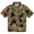 Anaheim Ducks Hawaiian Shirt - Hibiscus Tiki Jungle | Hula Hawaiian Shirts