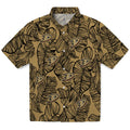 Anaheim Ducks Hawaiian Shirt - Leaf Outline | Hula Hawaiian Shirts