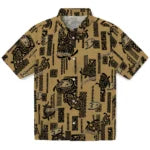 Anaheim Ducks Hawaiian Shirt - Turtle Lines | Hula Hawaiian Shirts
