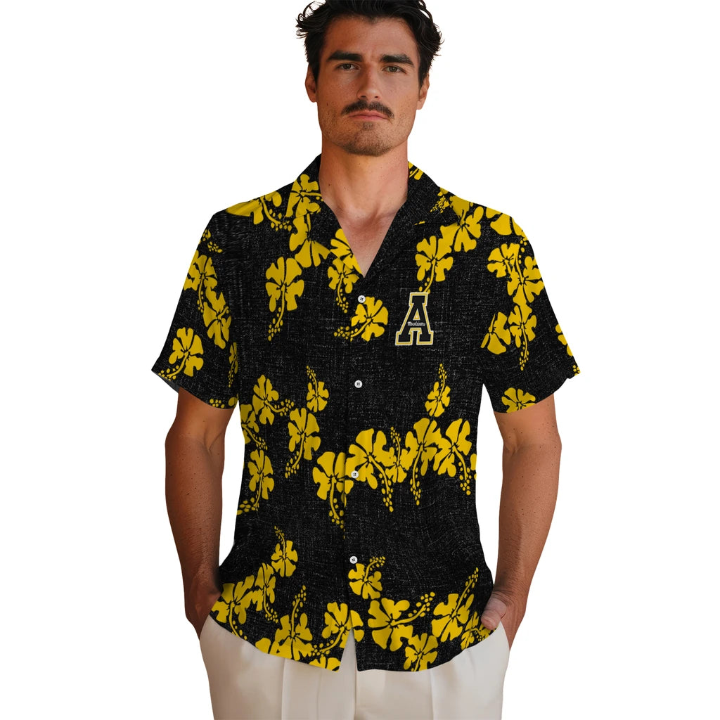 Appalachian State Mountaineers Hawaiian Shirt - 50th State Flower | Hula Hawaiian Shirts