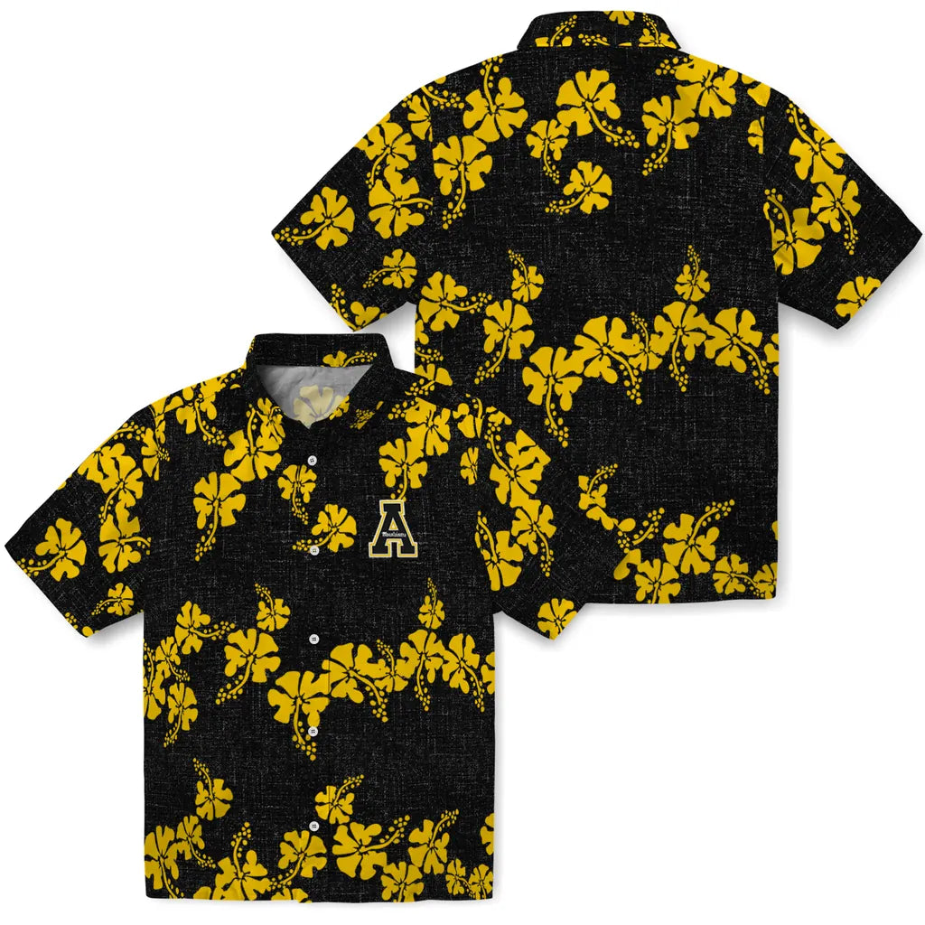 Appalachian State Mountaineers Hawaiian Shirt - 50th State Flower | Hula Hawaiian Shirts