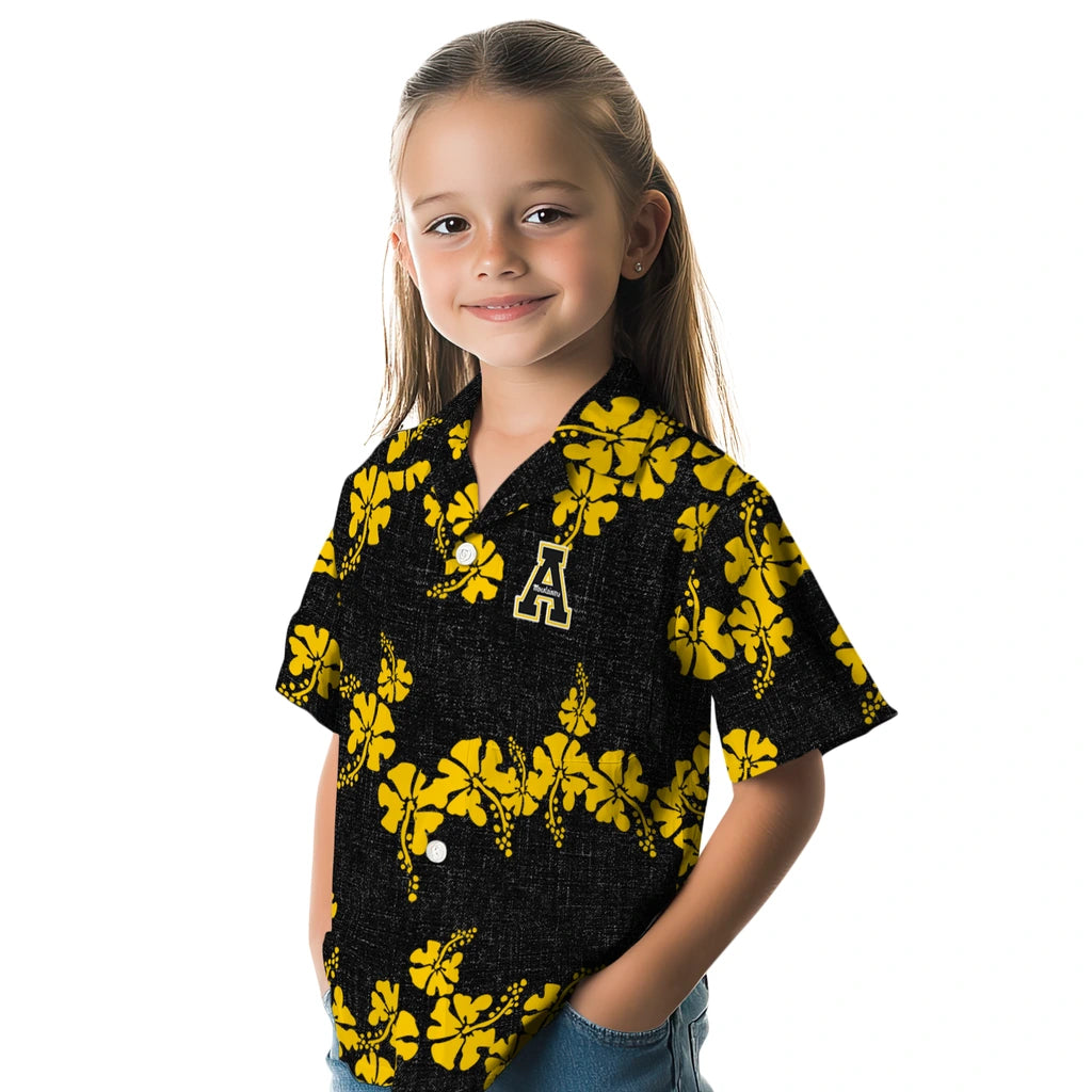 Appalachian State Mountaineers Hawaiian Shirt - 50th State Flower | Hula Hawaiian Shirts