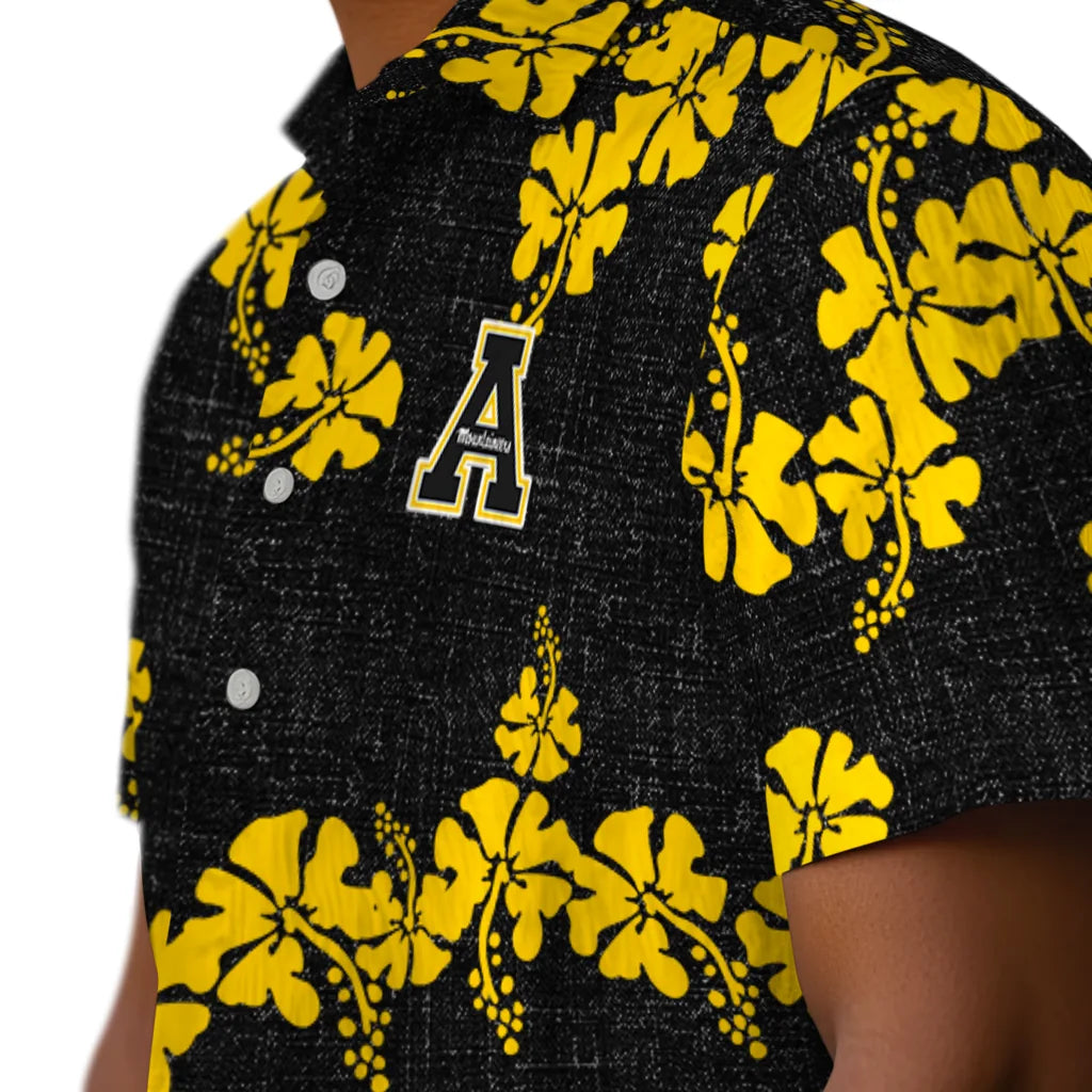 Appalachian State Mountaineers Hawaiian Shirt - 50th State Flower | Hula Hawaiian Shirts