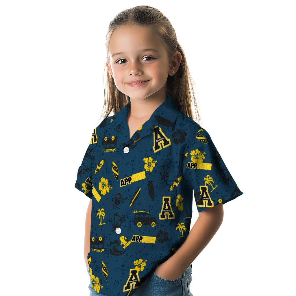 Appalachian State Mountaineers Hawaiian Shirt - Beach Vibe | Hula Hawaiian Shirts