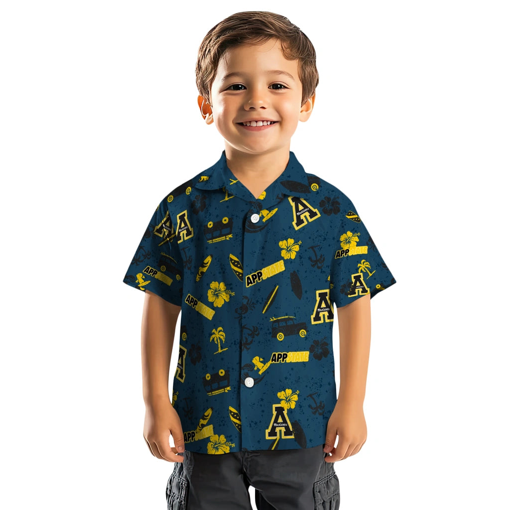 Appalachian State Mountaineers Hawaiian Shirt - Beach Vibe | Hula Hawaiian Shirts