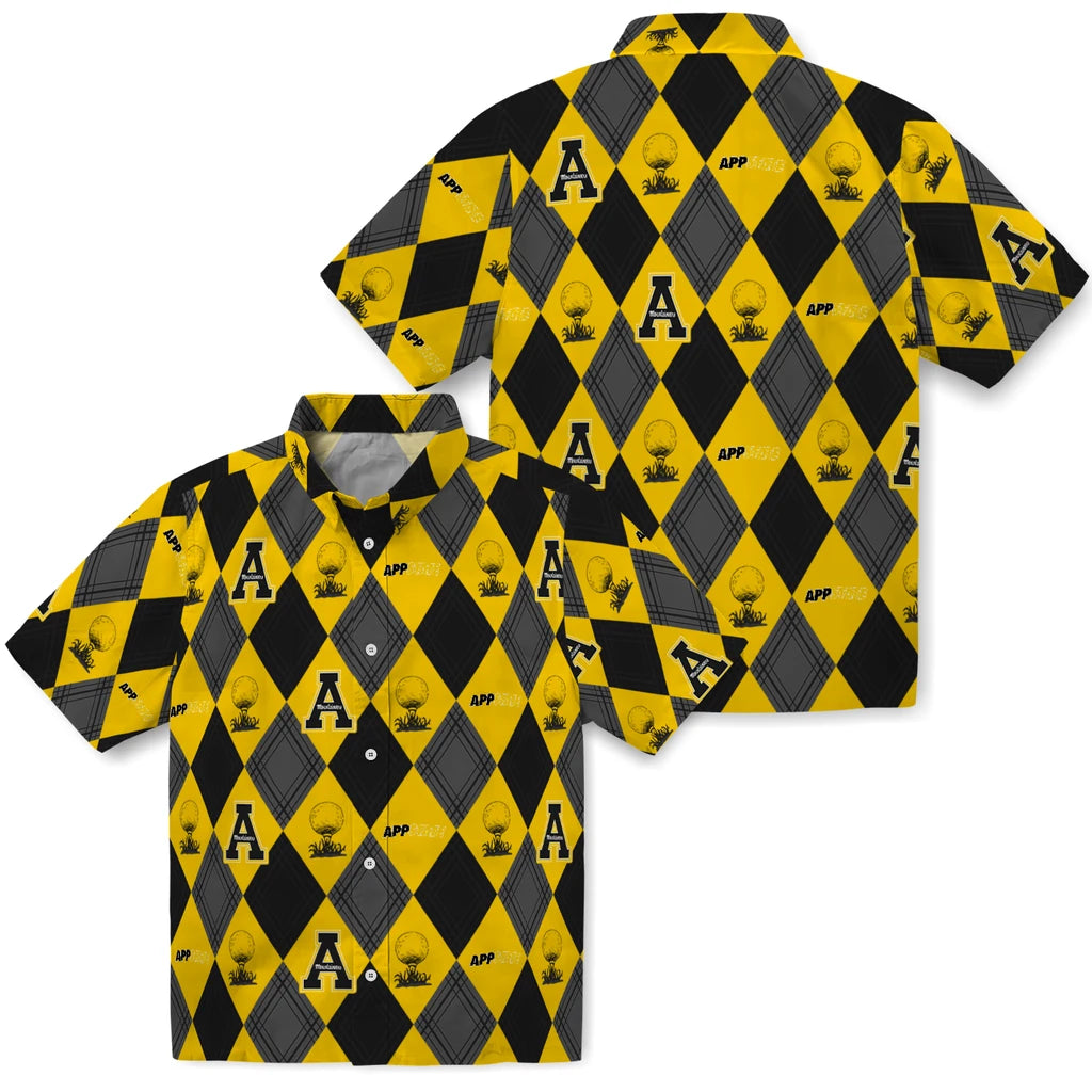 Appalachian State Mountaineers Hawaiian Shirt - Golfing Plaid | Hula Hawaiian Shirts