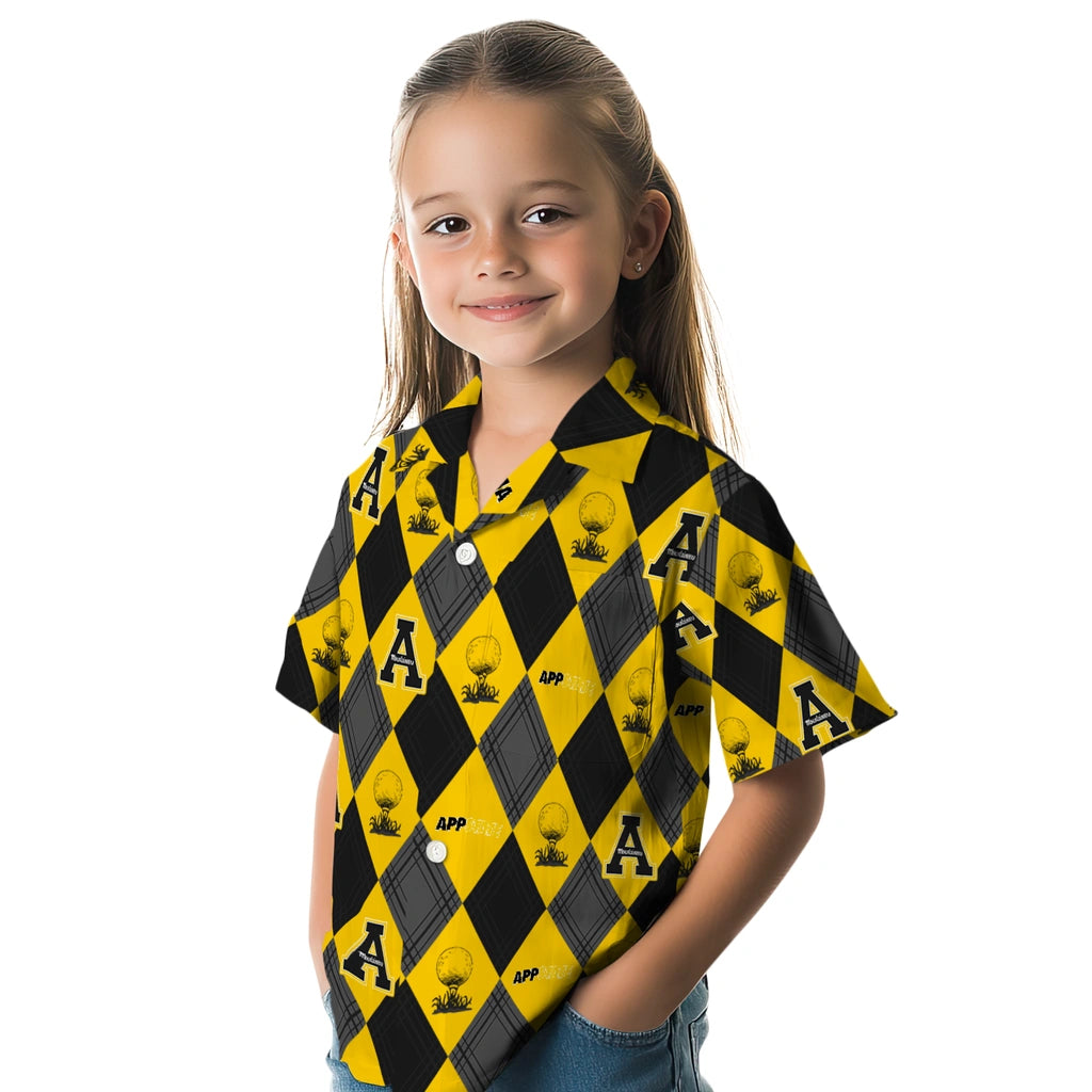 Appalachian State Mountaineers Hawaiian Shirt - Golfing Plaid | Hula Hawaiian Shirts