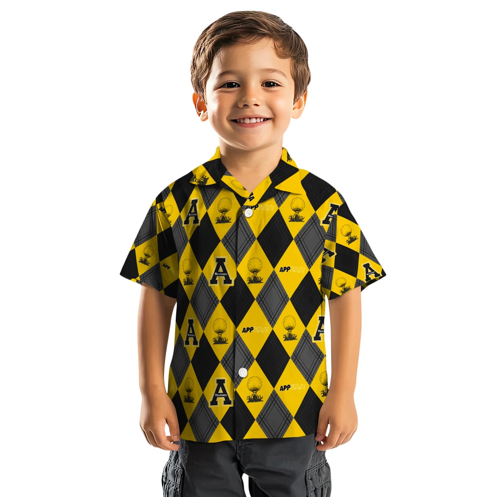 Appalachian State Mountaineers Hawaiian Shirt - Golfing Plaid | Hula Hawaiian Shirts