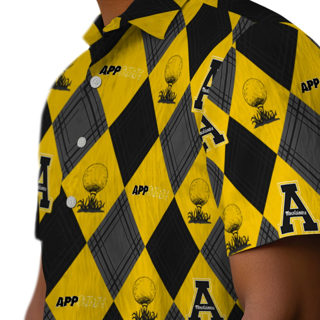 Appalachian State Mountaineers Hawaiian Shirt - Golfing Plaid | Hula Hawaiian Shirts