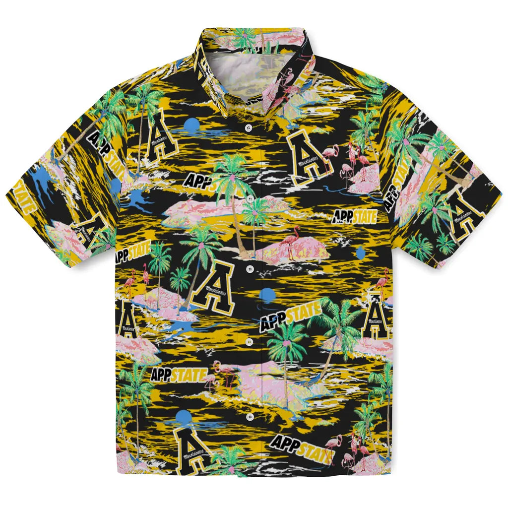 Appalachian State Mountaineers Hawaiian Shirt - Hawaii Island | Hula Hawaiian Shirts