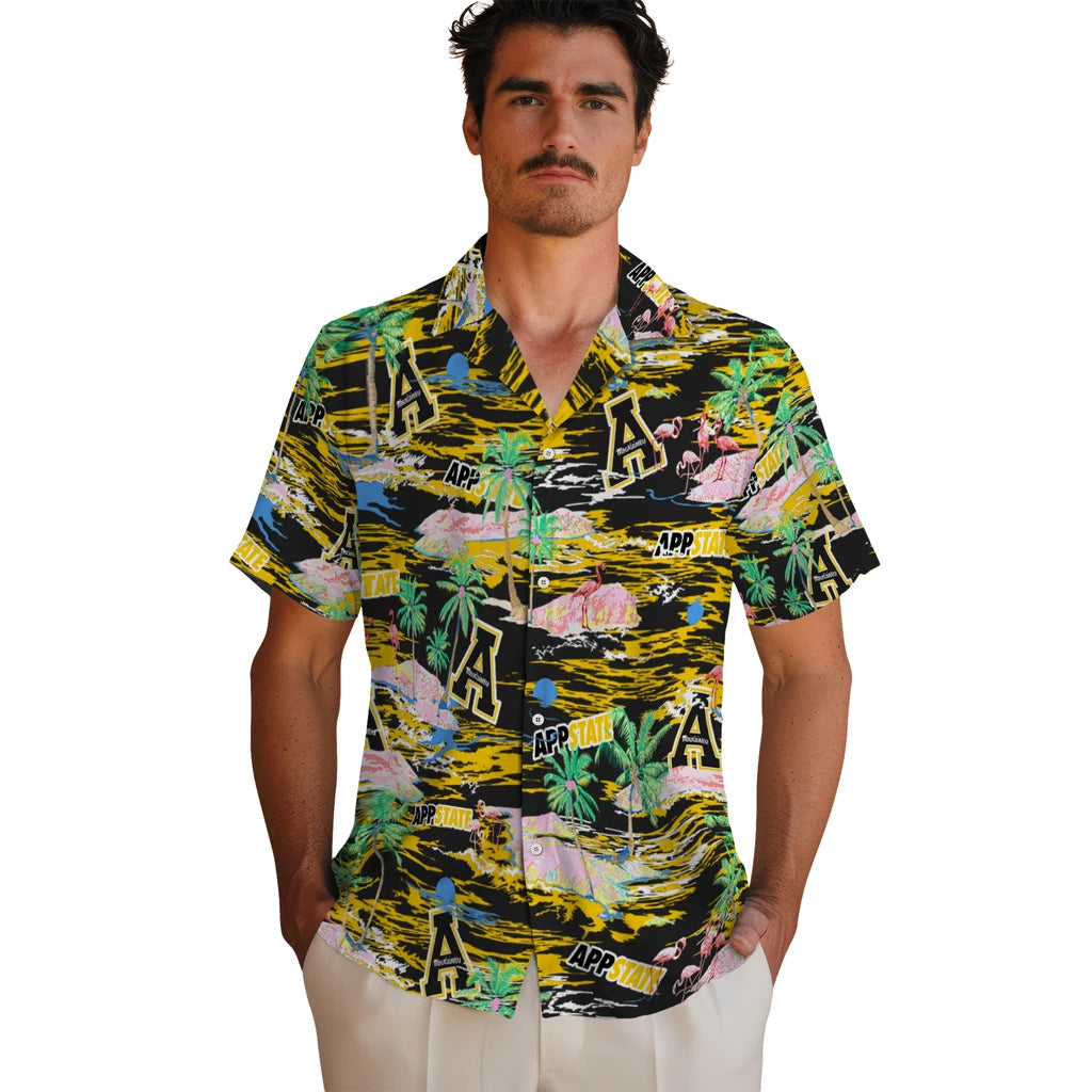 Appalachian State Mountaineers Hawaiian Shirt - Hawaii Island | Hula Hawaiian Shirts