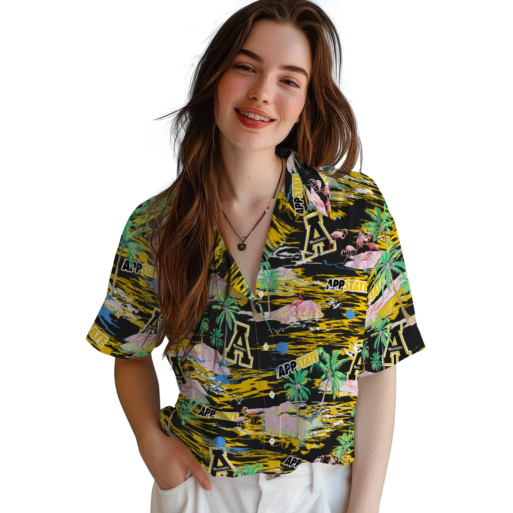 Appalachian State Mountaineers Hawaiian Shirt - Hawaii Island | Hula Hawaiian Shirts