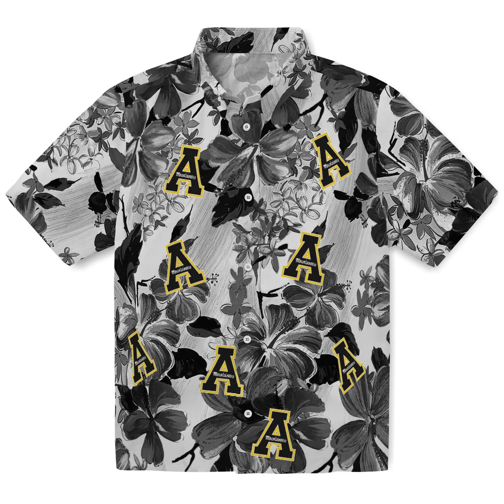 Appalachian State Mountaineers Hawaiian Shirt - Hibiscus Arrangement | Hula Hawaiian Shirts