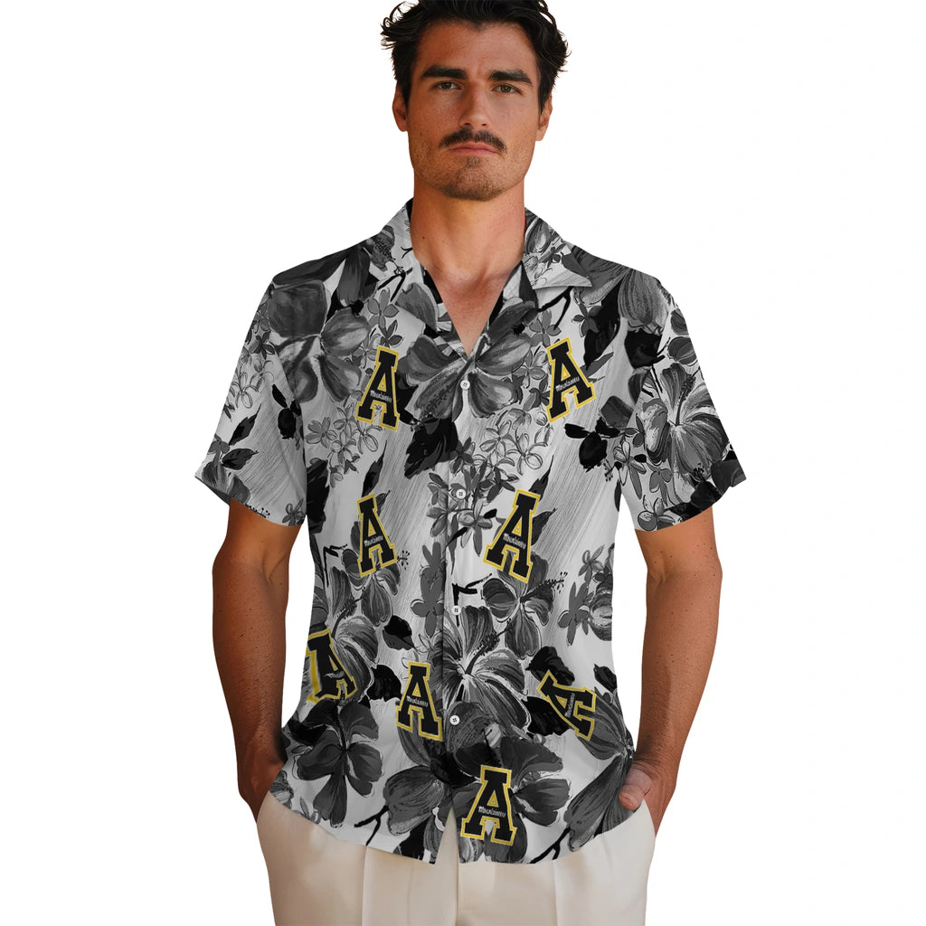 Appalachian State Mountaineers Hawaiian Shirt - Hibiscus Arrangement | Hula Hawaiian Shirts