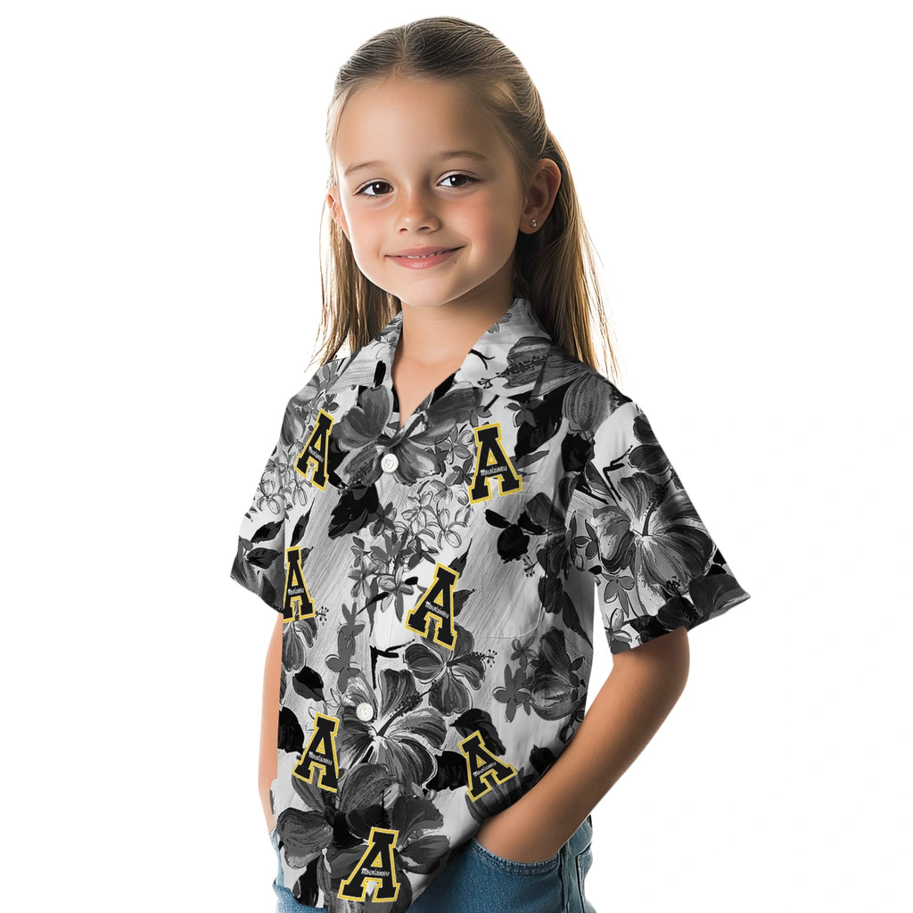 Appalachian State Mountaineers Hawaiian Shirt - Hibiscus Arrangement | Hula Hawaiian Shirts