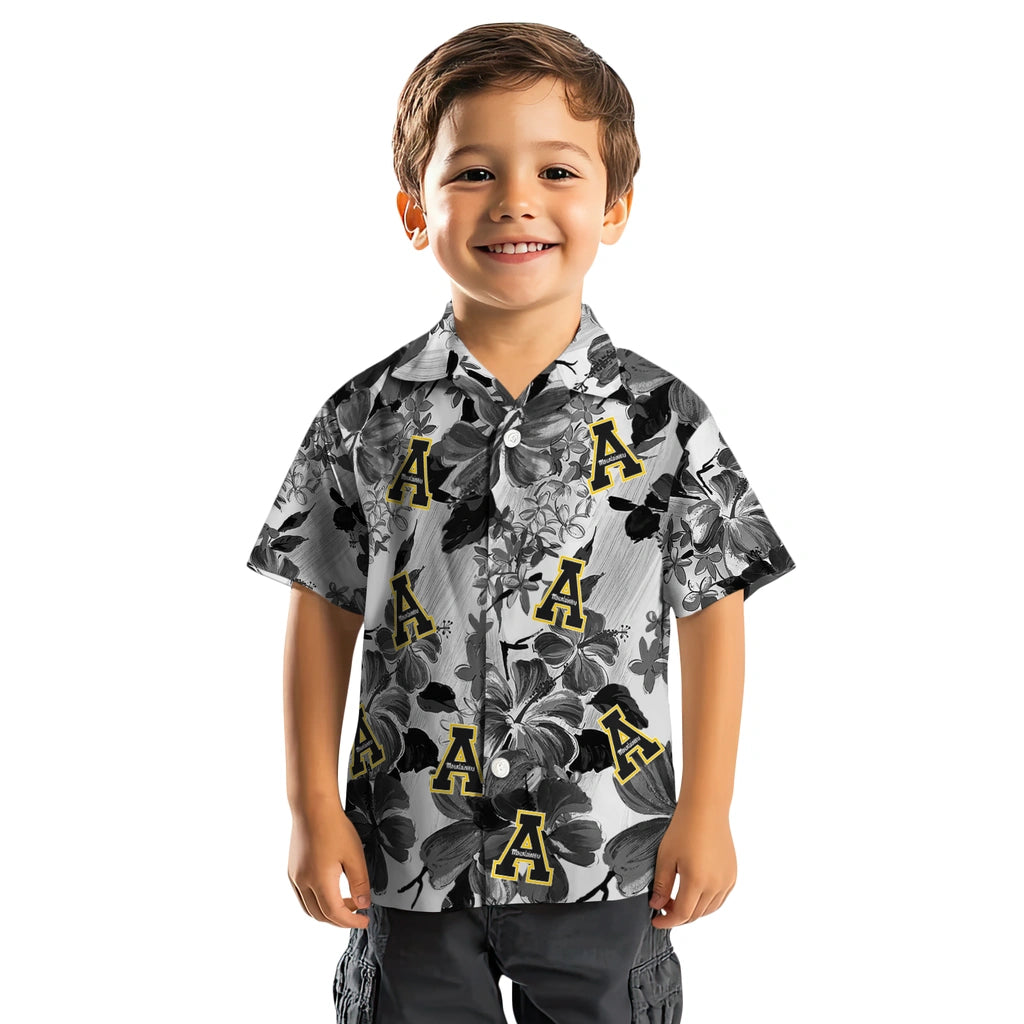 Appalachian State Mountaineers Hawaiian Shirt - Hibiscus Arrangement | Hula Hawaiian Shirts