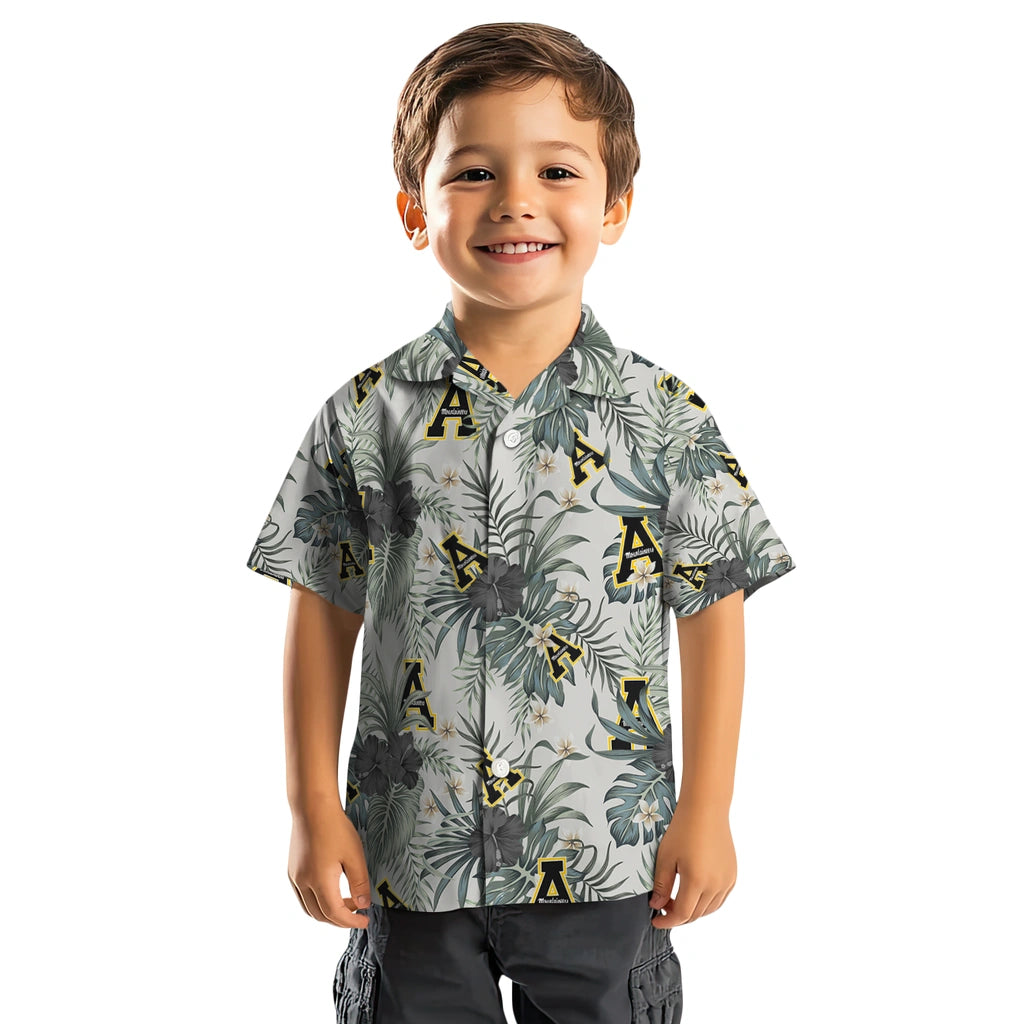 Appalachian State Mountaineers Hawaiian Shirt - Hibiscus Designs | Hula Hawaiian Shirts