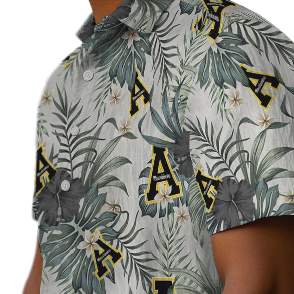Appalachian State Mountaineers Hawaiian Shirt - Hibiscus Designs | Hula Hawaiian Shirts