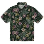 Appalachian State Mountaineers Hawaiian Shirt - Hibiscus Leaves Pattern | Hula Hawaiian Shirts