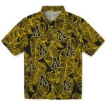Appalachian State Mountaineers Hawaiian Shirt - Leaf Outline | Hula Hawaiian Shirts