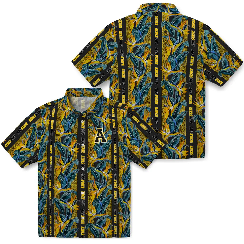 Appalachian State Mountaineers Hawaiian Shirt - Paradise Vines | Hula Hawaiian Shirts