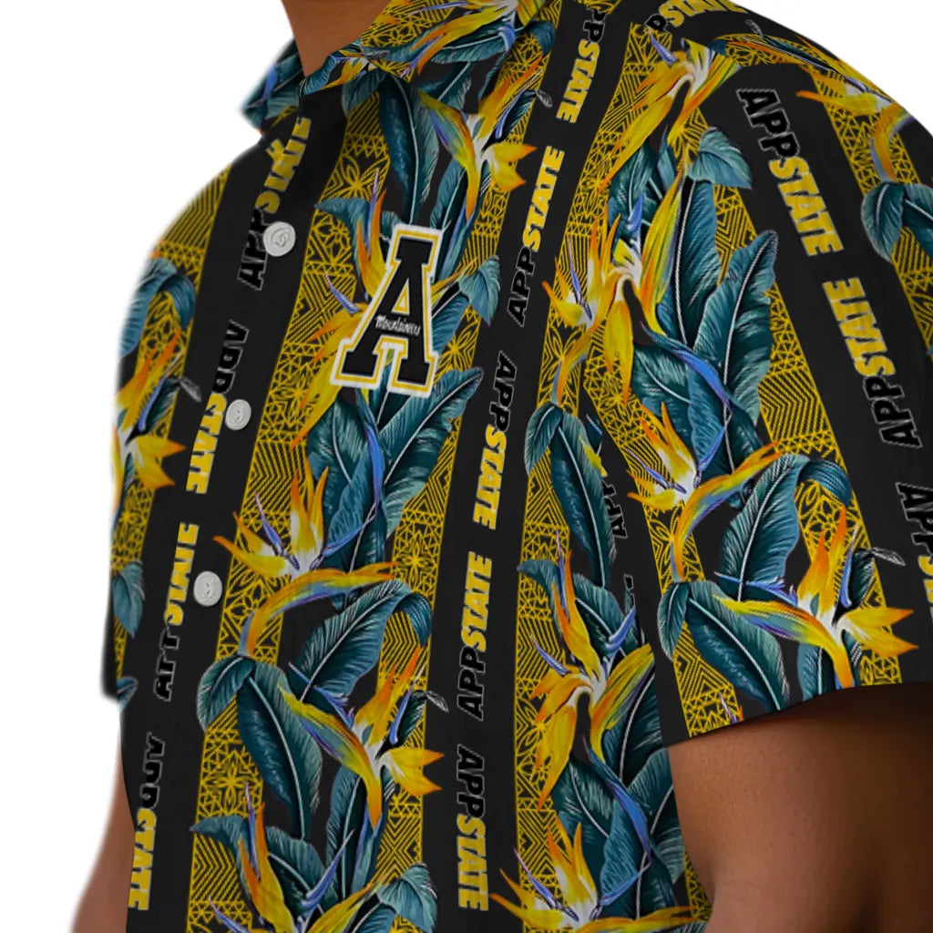 Appalachian State Mountaineers Hawaiian Shirt - Paradise Vines | Hula Hawaiian Shirts