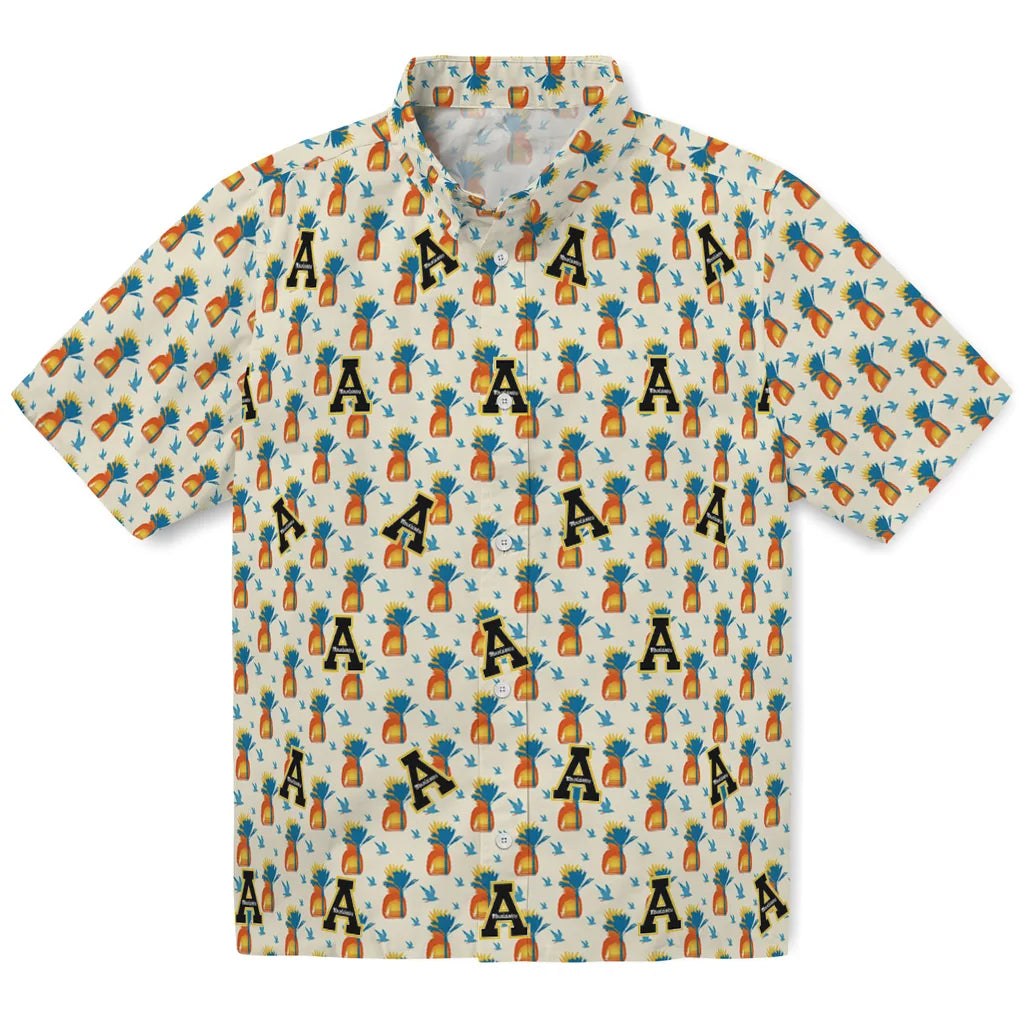Appalachian State Mountaineers Hawaiian Shirt - Pineapple Delight | Hula Hawaiian Shirts