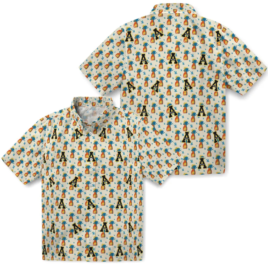 Appalachian State Mountaineers Hawaiian Shirt - Pineapple Delight | Hula Hawaiian Shirts