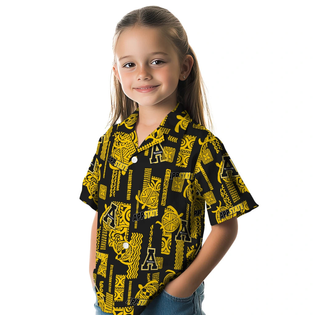 Appalachian State Mountaineers Hawaiian Shirt - Turtle Lines | Hula Hawaiian Shirts