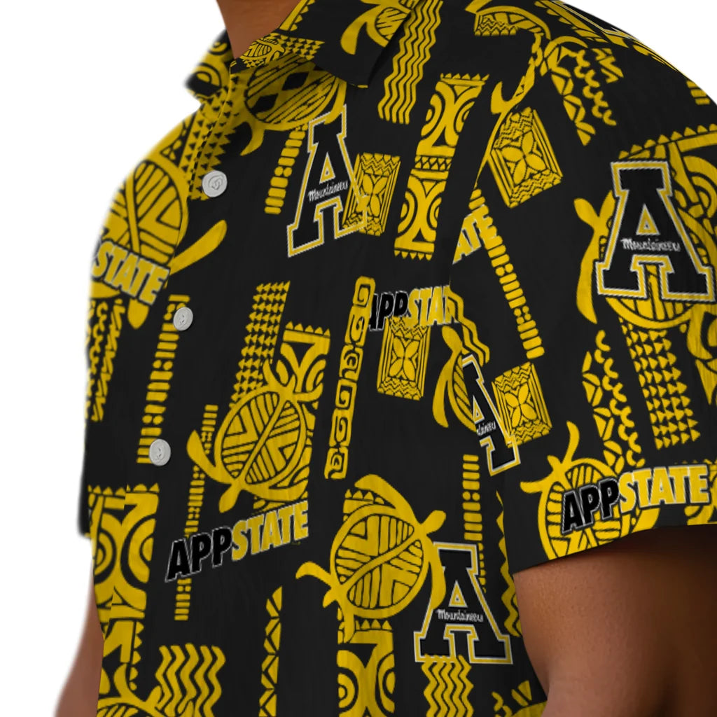Appalachian State Mountaineers Hawaiian Shirt - Turtle Lines | Hula Hawaiian Shirts