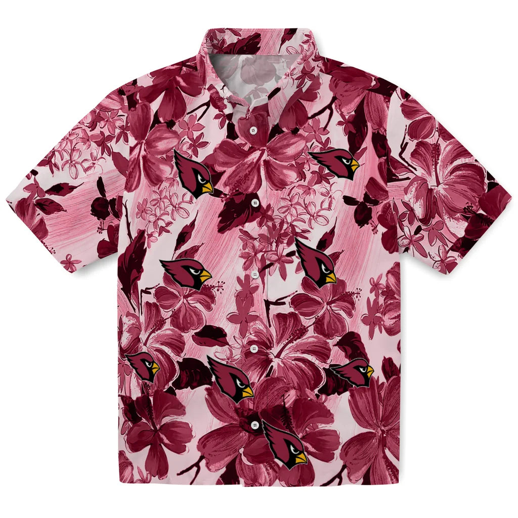 Arizona Cardinals Hawaiian Shirt - Hibiscus Arrangement | Hula Hawaiian Shirts