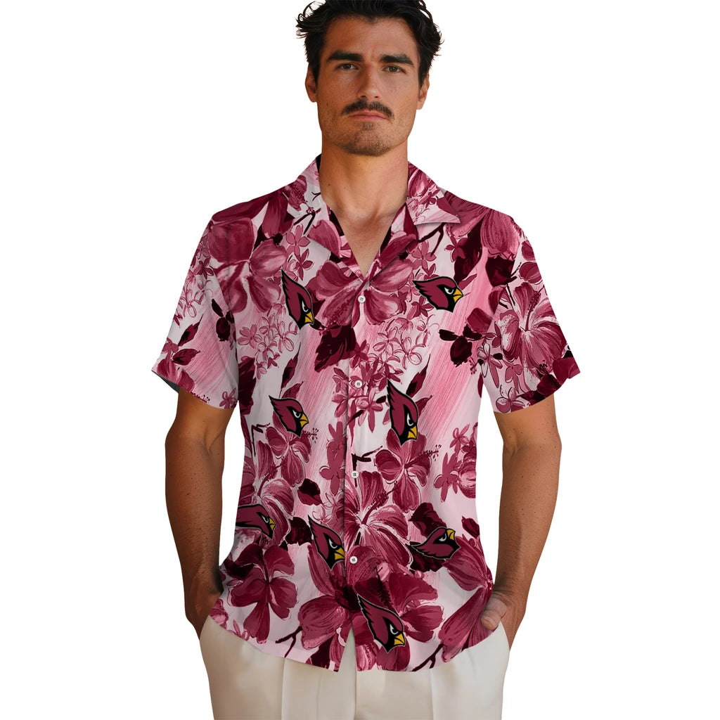 Arizona Cardinals Hawaiian Shirt - Hibiscus Arrangement | Hula Hawaiian Shirts