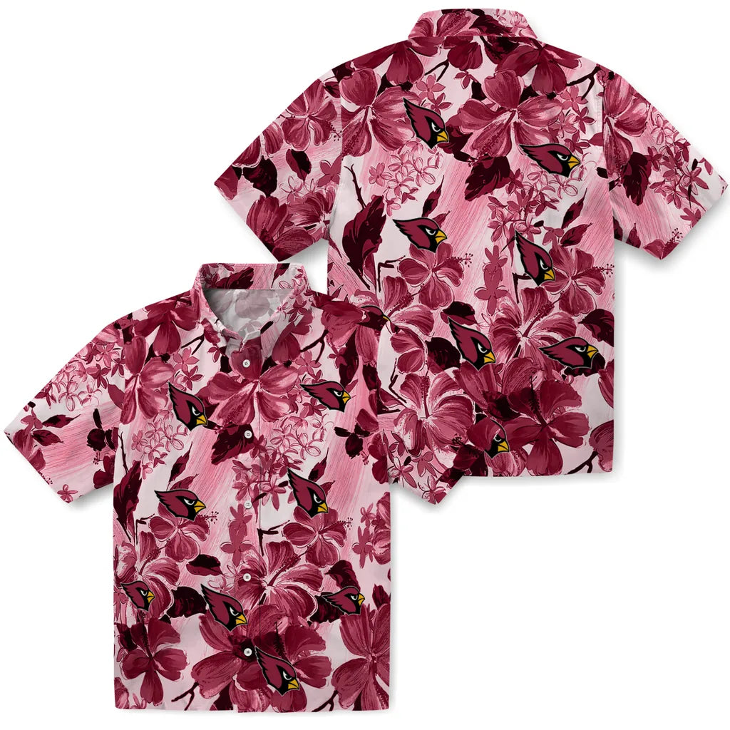Arizona Cardinals Hawaiian Shirt - Hibiscus Arrangement | Hula Hawaiian Shirts