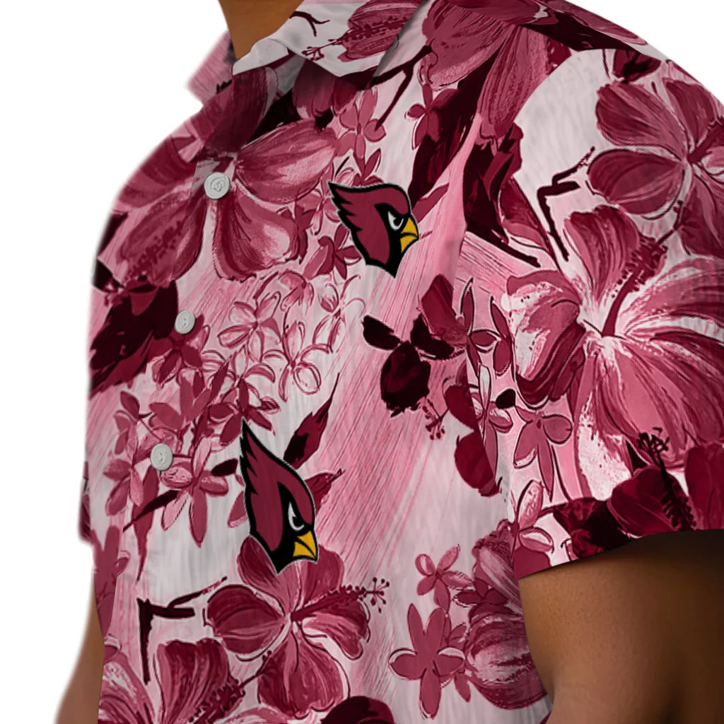 Arizona Cardinals Hawaiian Shirt - Hibiscus Arrangement | Hula Hawaiian Shirts