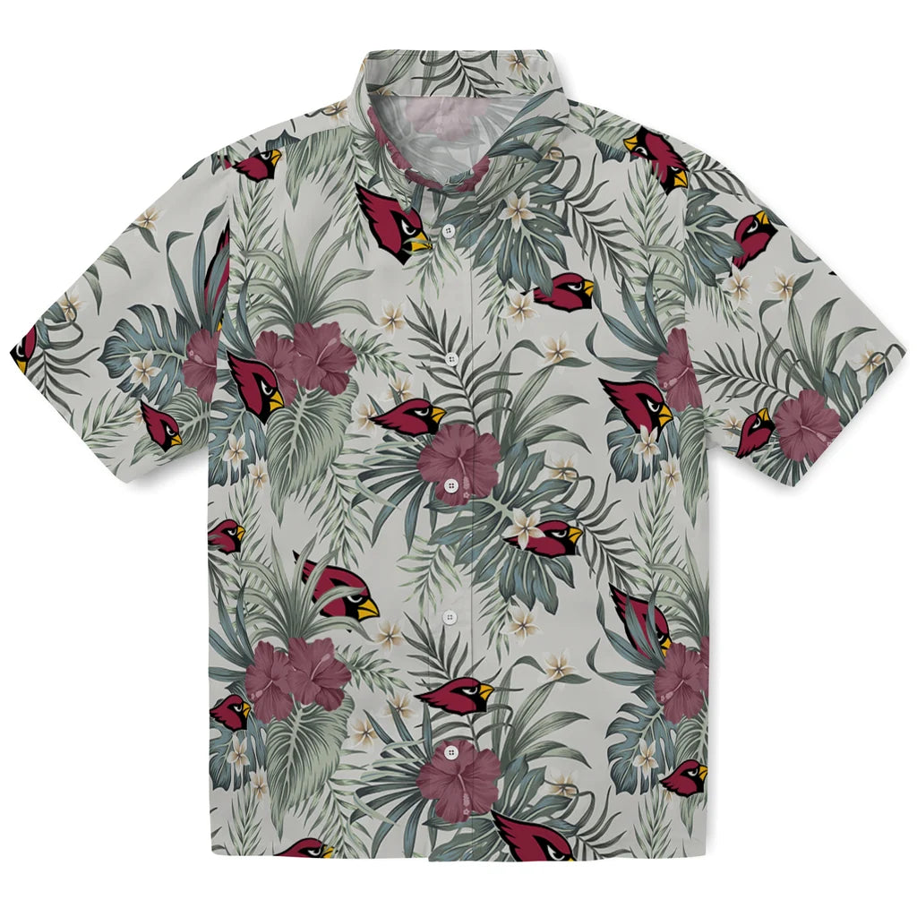 Arizona Cardinals Hawaiian Shirt - Hibiscus Designs | Hula Hawaiian Shirts