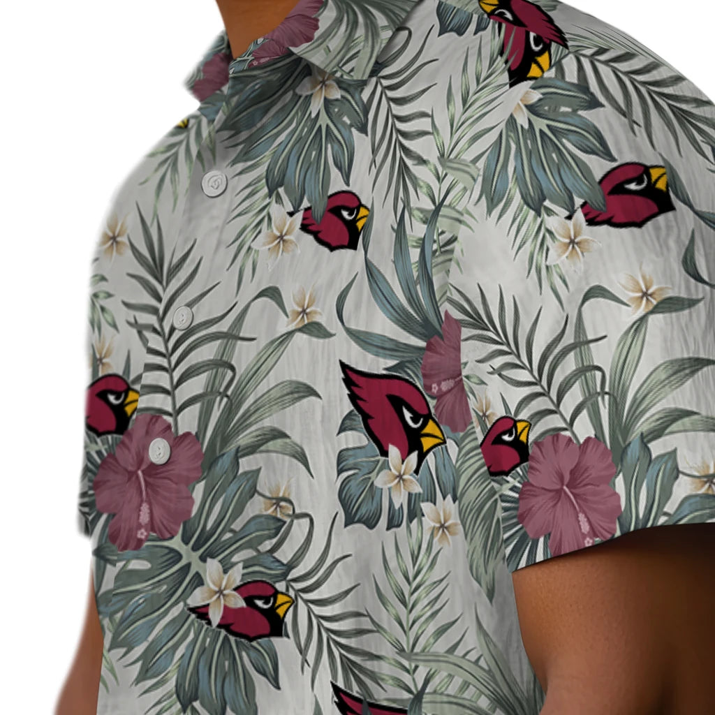 Arizona Cardinals Hawaiian Shirt - Hibiscus Designs | Hula Hawaiian Shirts