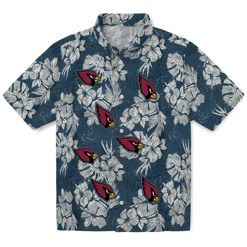 Arizona Cardinals Hawaiian Shirt - Hibiscus Flowers | Hula Hawaiian Shirts