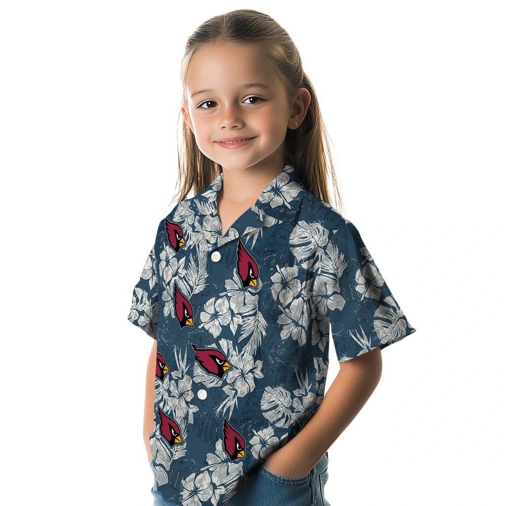 Arizona Cardinals Hawaiian Shirt - Hibiscus Flowers | Hula Hawaiian Shirts