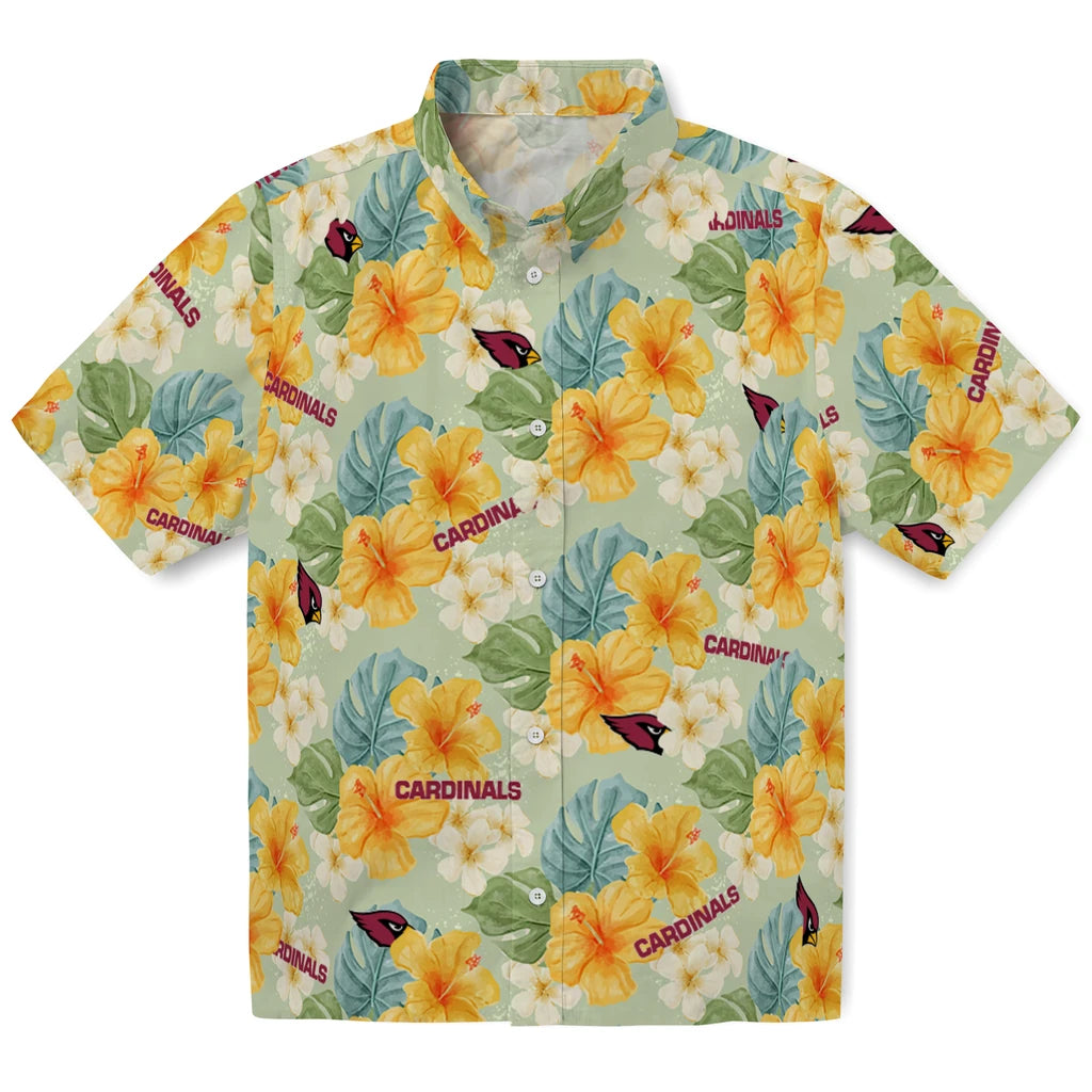 Arizona Cardinals Hawaiian Shirt - Hibiscus Mood | Hula Hawaiian Shirts