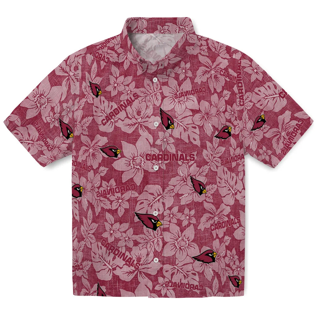 Arizona Cardinals Hawaiian Shirt - Hibiscus Oasis | Hula Hawaiian Shirts