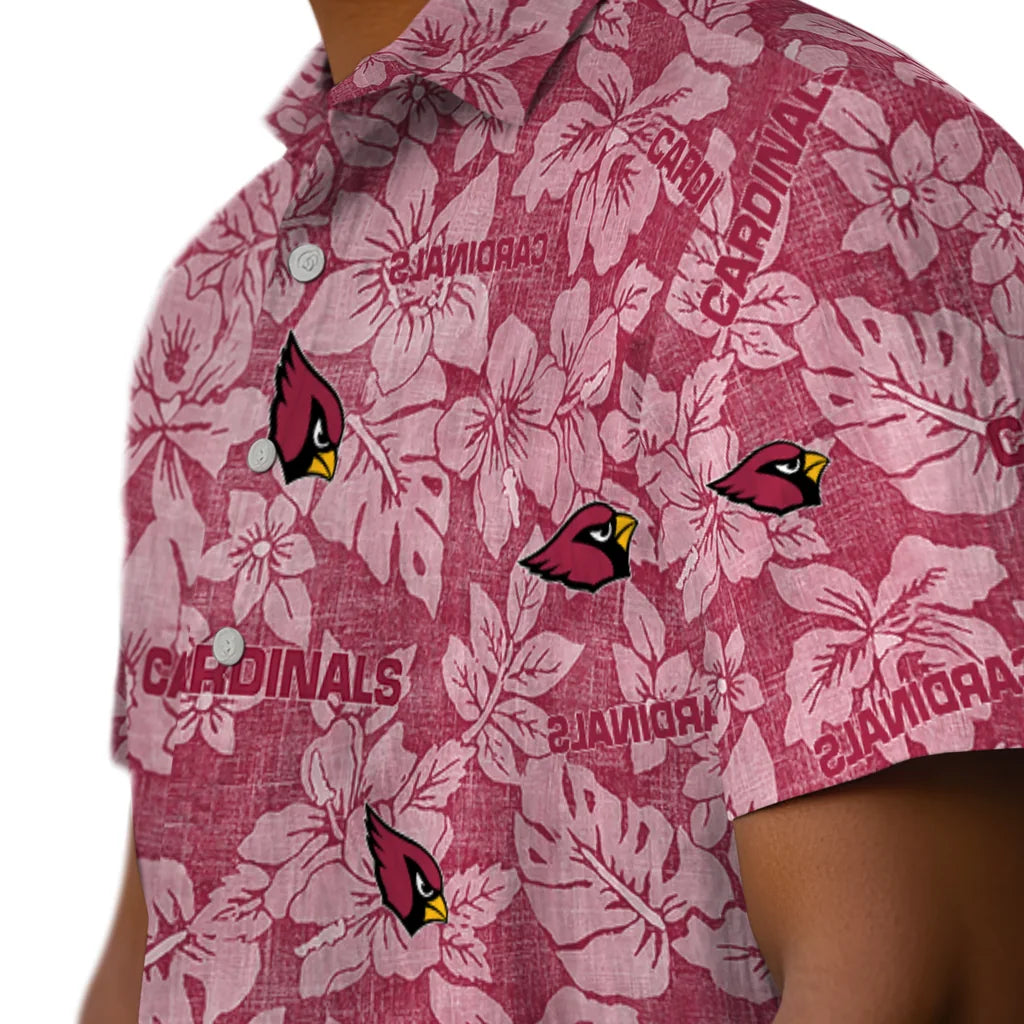 Arizona Cardinals Hawaiian Shirt - Hibiscus Oasis | Hula Hawaiian Shirts