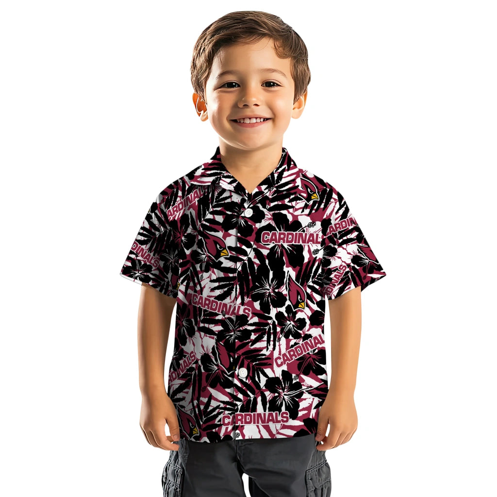 Arizona Cardinals Hawaiian Shirt - Hibiscus Overlay | Hula Hawaiian Shirts