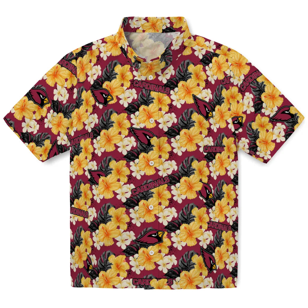 Arizona Cardinals Hawaiian Shirt - Hibiscus Tropics | Hula Hawaiian Shirts