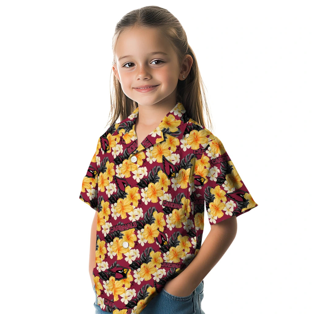 Arizona Cardinals Hawaiian Shirt - Hibiscus Tropics | Hula Hawaiian Shirts