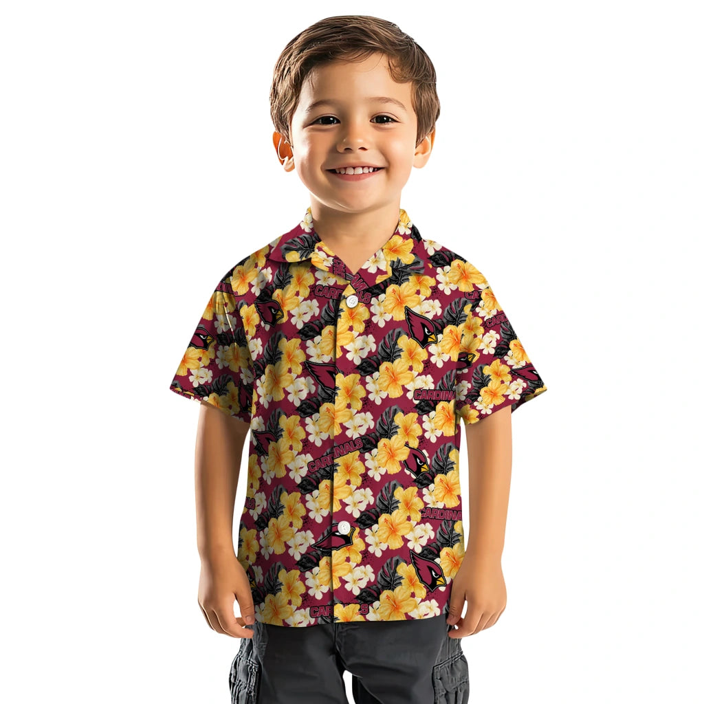 Arizona Cardinals Hawaiian Shirt - Hibiscus Tropics | Hula Hawaiian Shirts