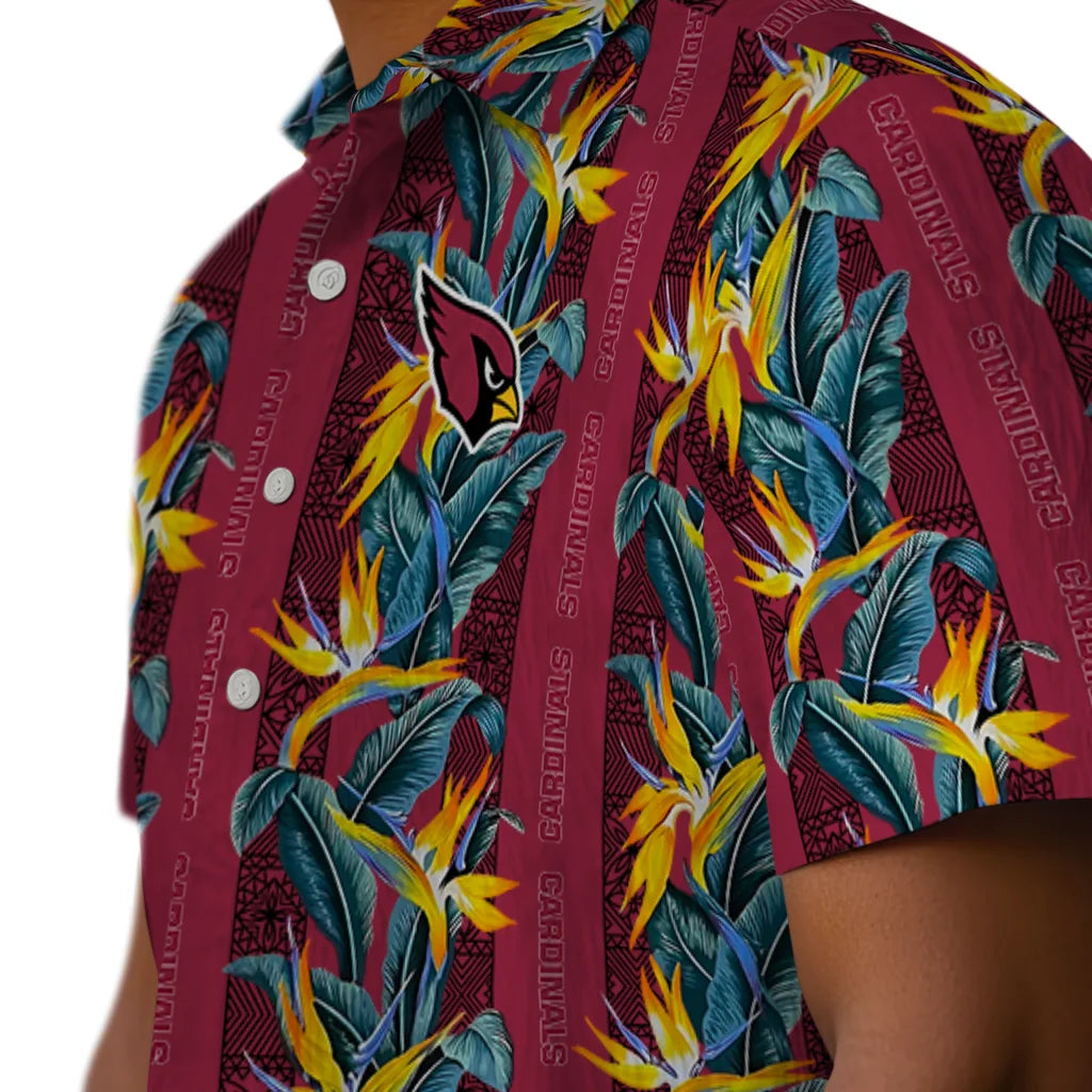 Arizona Cardinals Hawaiian Shirt - Paradise Vines | Hula Hawaiian Shirts