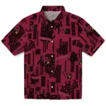 Arizona Cardinals Hawaiian Shirt - Turtle Lines | Hula Hawaiian Shirts