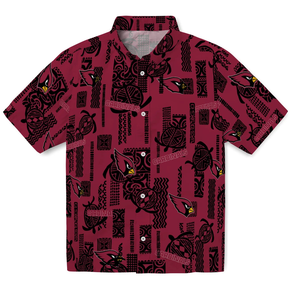 Arizona Cardinals Hawaiian Shirt - Turtle Lines | Hula Hawaiian Shirts